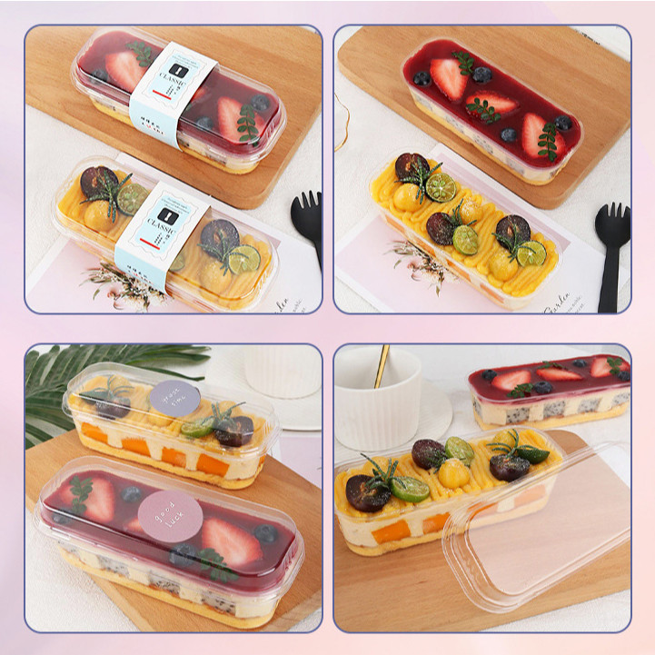 100pcs Graham Cake Dessert Container Mango Float Mousse Container ...