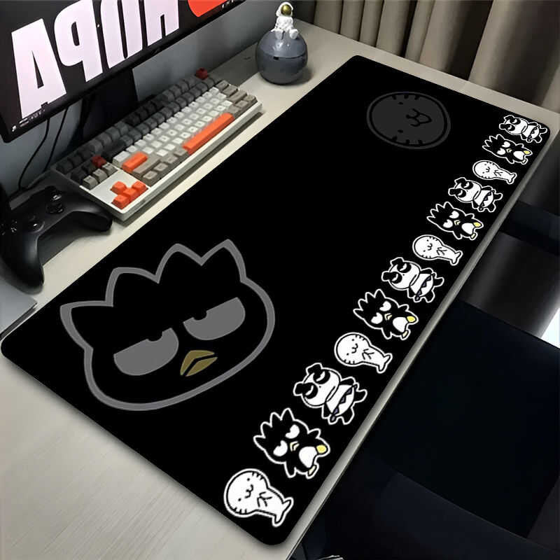 Kawaii Black Penguin Mouse Pad PC Anime Bad Badtz Maru Keyboard Rug ...