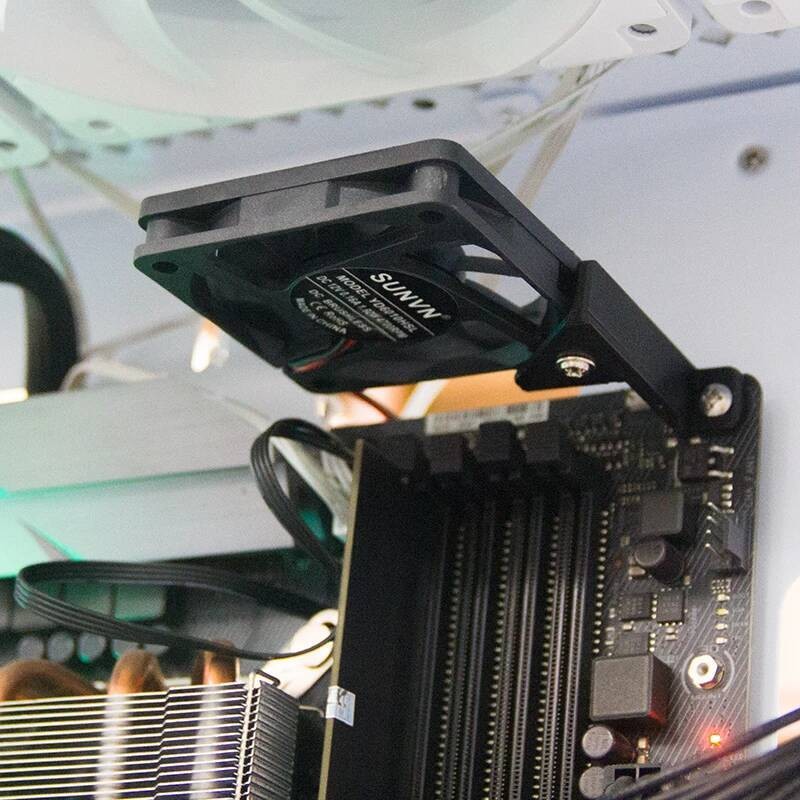 Memory MOSFET cooling bracket DDR cooling fan module motherboard memory ...