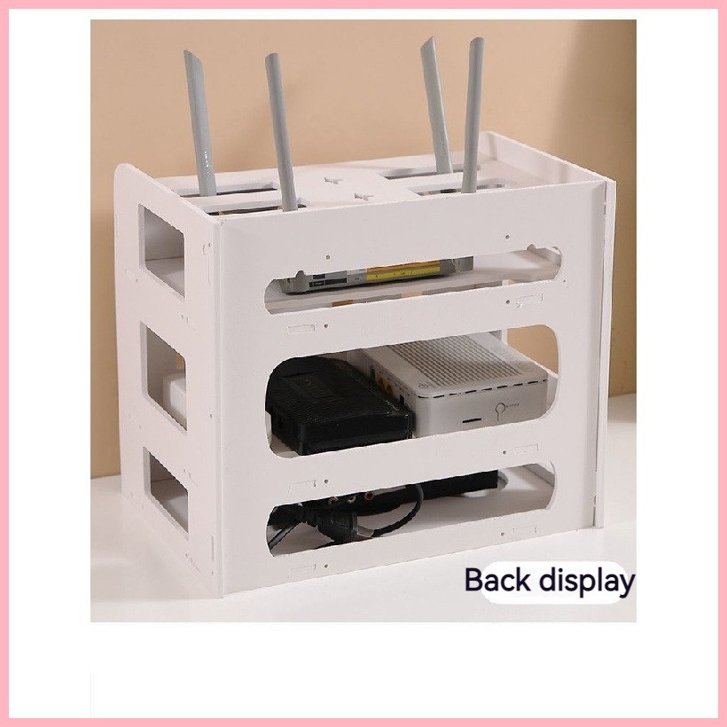 Wall-mounted wifi router organizer Cable socket set-top box with ...