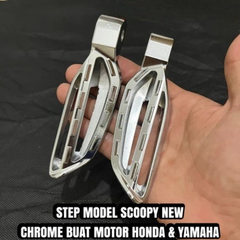 【24H Ship】Honda Stylo Chrome Foot Steps，Gcraft Step Universal for All ...