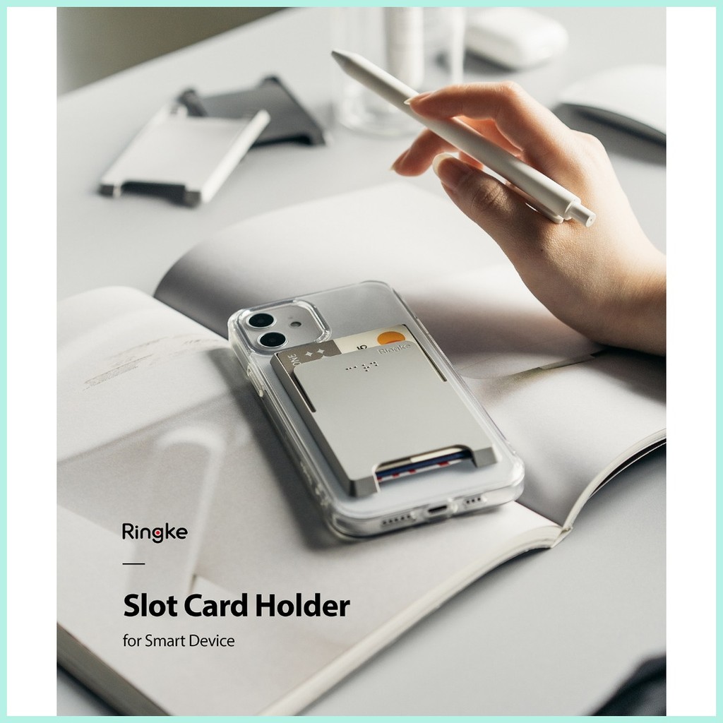 Ringke Slot Card Holder Designed for Smartphones Minimalist Card Holder ...