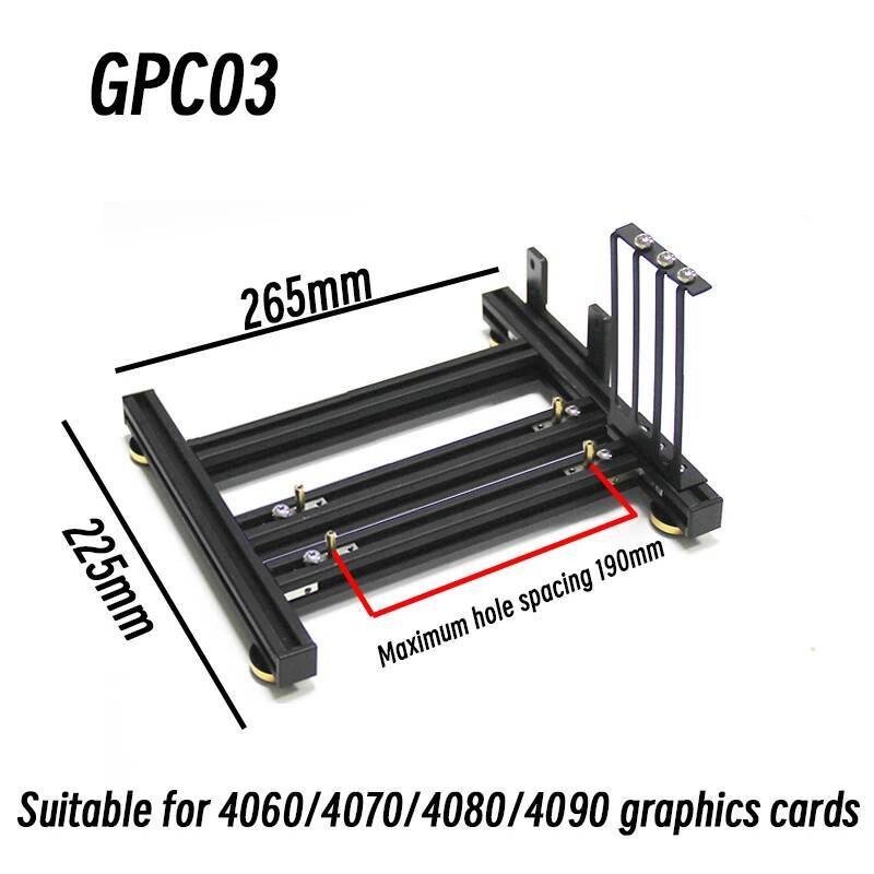 GPU+PSU holder DIY external graphics card rack with power supply base ...