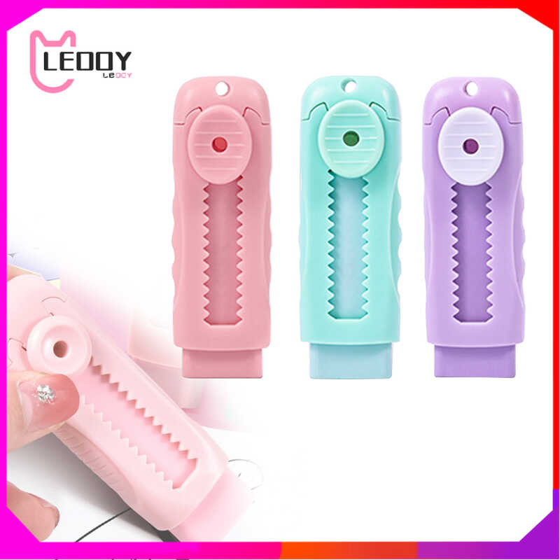 Creative Retractable Pencil Push-Pull Refillable Rubber Core Eraser ...