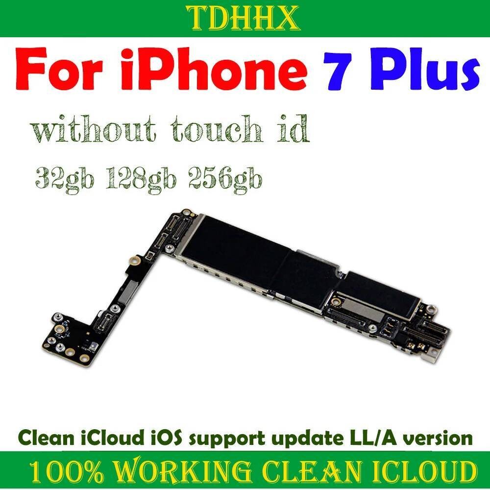 Logic Main Board for iPhone 7 Plus Clean iCloud 32GB 128G Not ID Locked ...