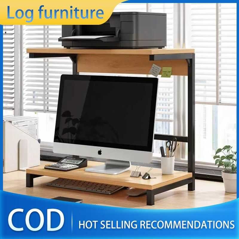 Multi-Layer Desktop Shelf - Versatile Office Desk Storage With Elevated ...