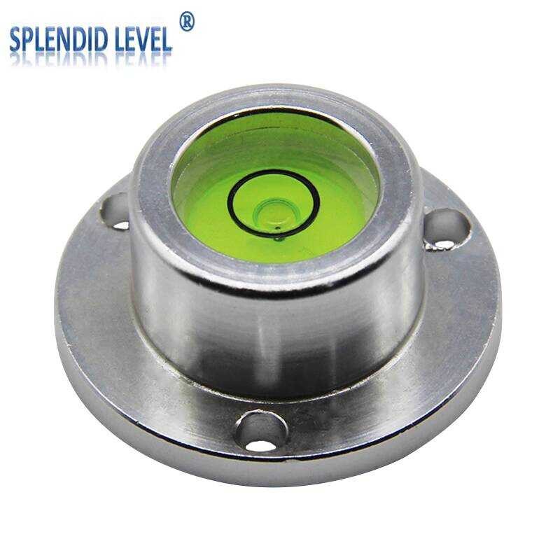 Universal 3013 High Precision Metal Round Bubble Flange Level Ruler ...