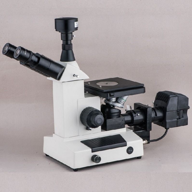 Metallographic Microscope XJX-4XC Trinocular Inverted Metallographic ...