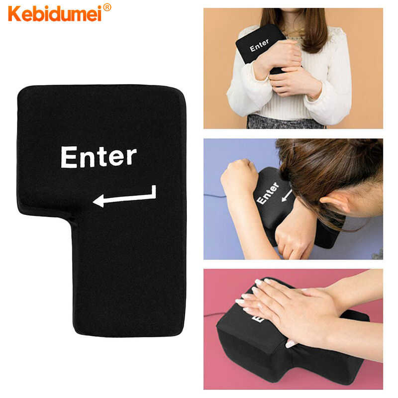 Kebidumei Big USB Enter Pillow Offices Decompression Relax Stress ...