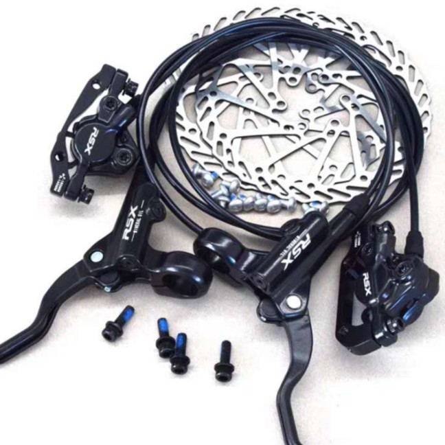 RSX Hydraulic Brake (1 Pair) with Rotor SetFor Mountain Bike (MTB ...