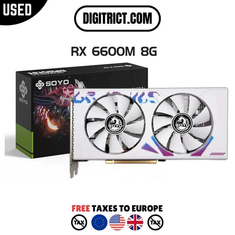 Yy 2024 AMD RX 6600M 8Gb Graphics Card Gddr6 128Bit Pci-E 4.0×8 8 ...