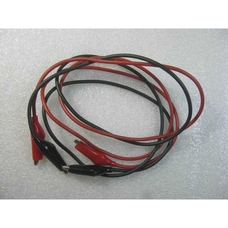 Red and Black Connection Full Copper Silicone Power Clip Cable | Shopee ...