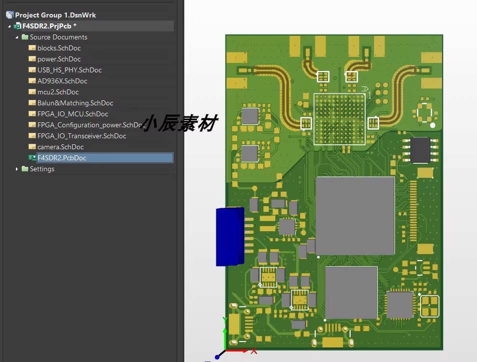 ☑♥ AD9361+FPGA+stm32 circuit design materials wireless module SDR ...