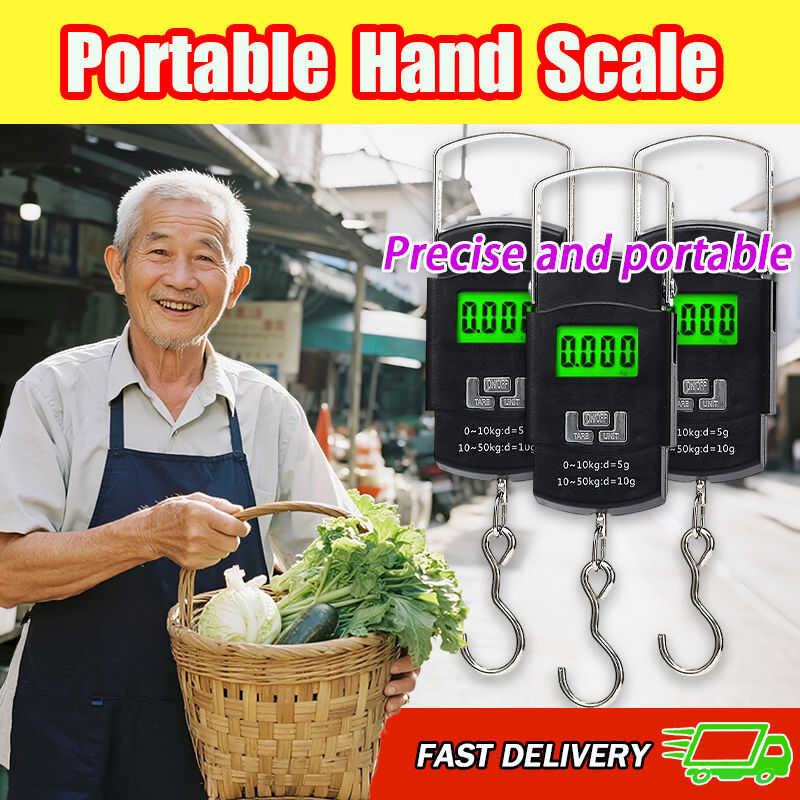 Portable Electronic 50Kg Digital Hanging Weighing Scale Kitchen Weight ...