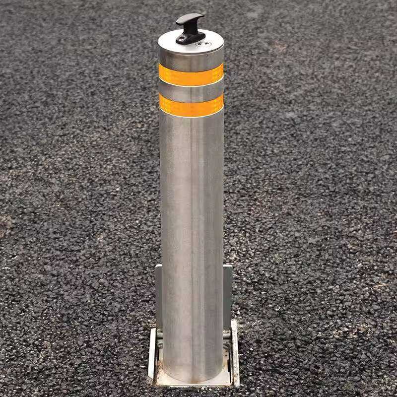 Stainless Steel Lifting Road Barrier Car Blocking Warning Roadblock ...