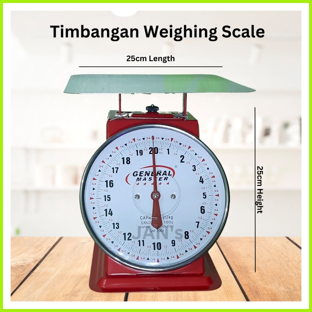 Timbangan Kilohan 20kg Flat Weighing Scale Heavy Duty | Shopee Philippines