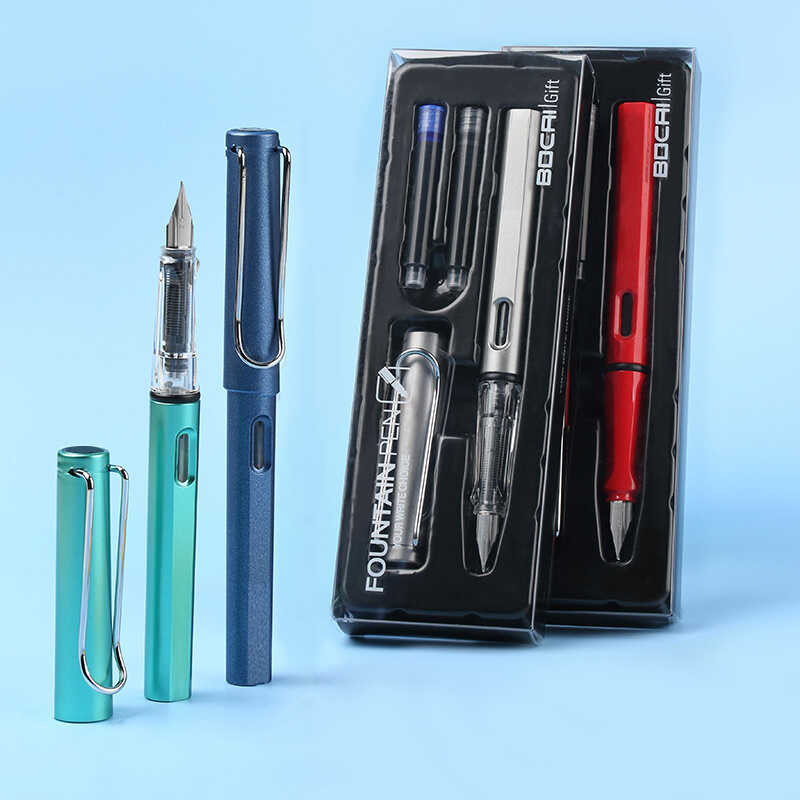 Student-Specific Replaceable Ink Cartridge Fountain Pen Set Correct ...