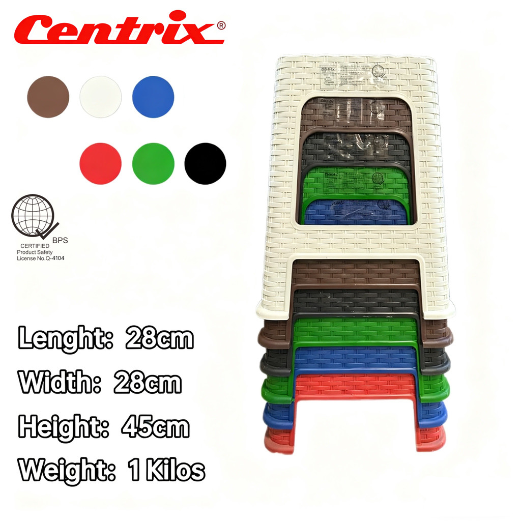 Centrix Rattan Design Plastic Stool Chair Folding Chair Available For ...