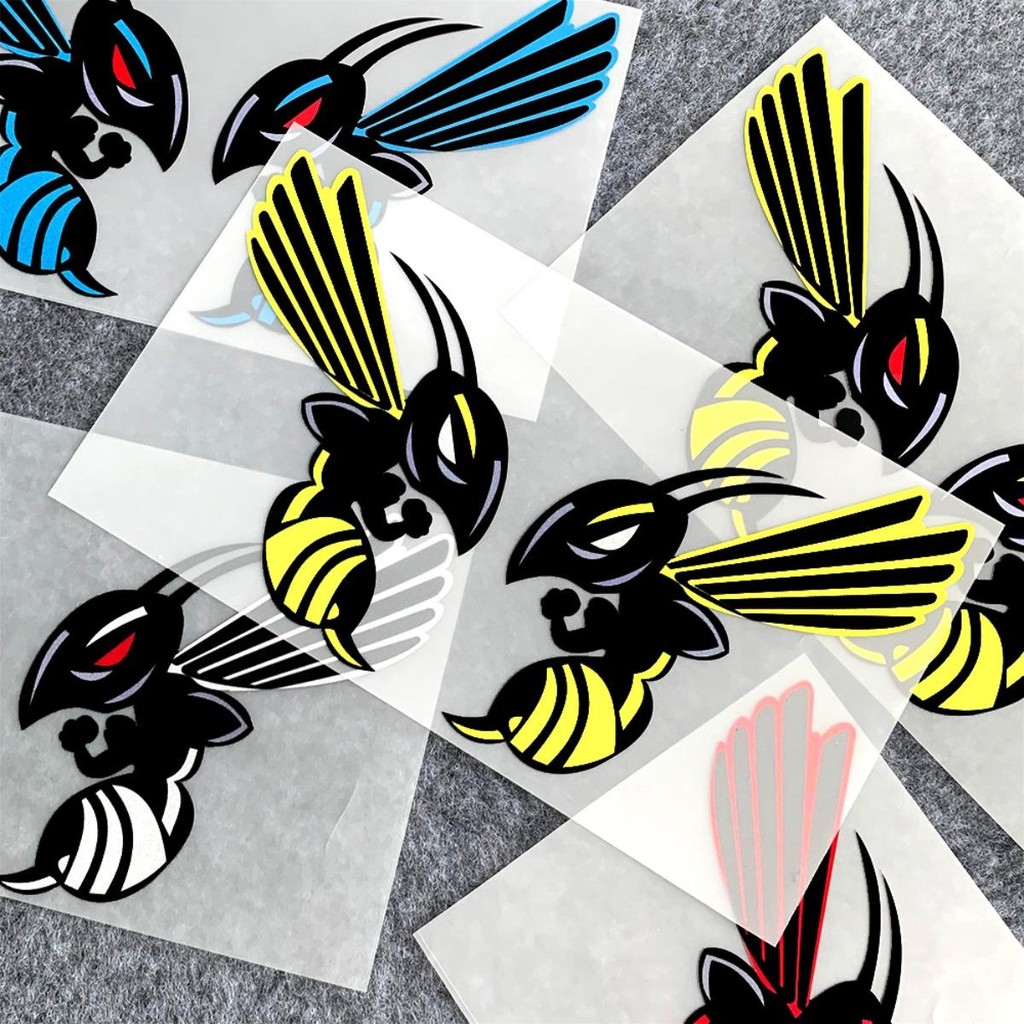 1 Pair Demon Eye Sticker Reflective Motorcycle Helmet Headlight Front ...