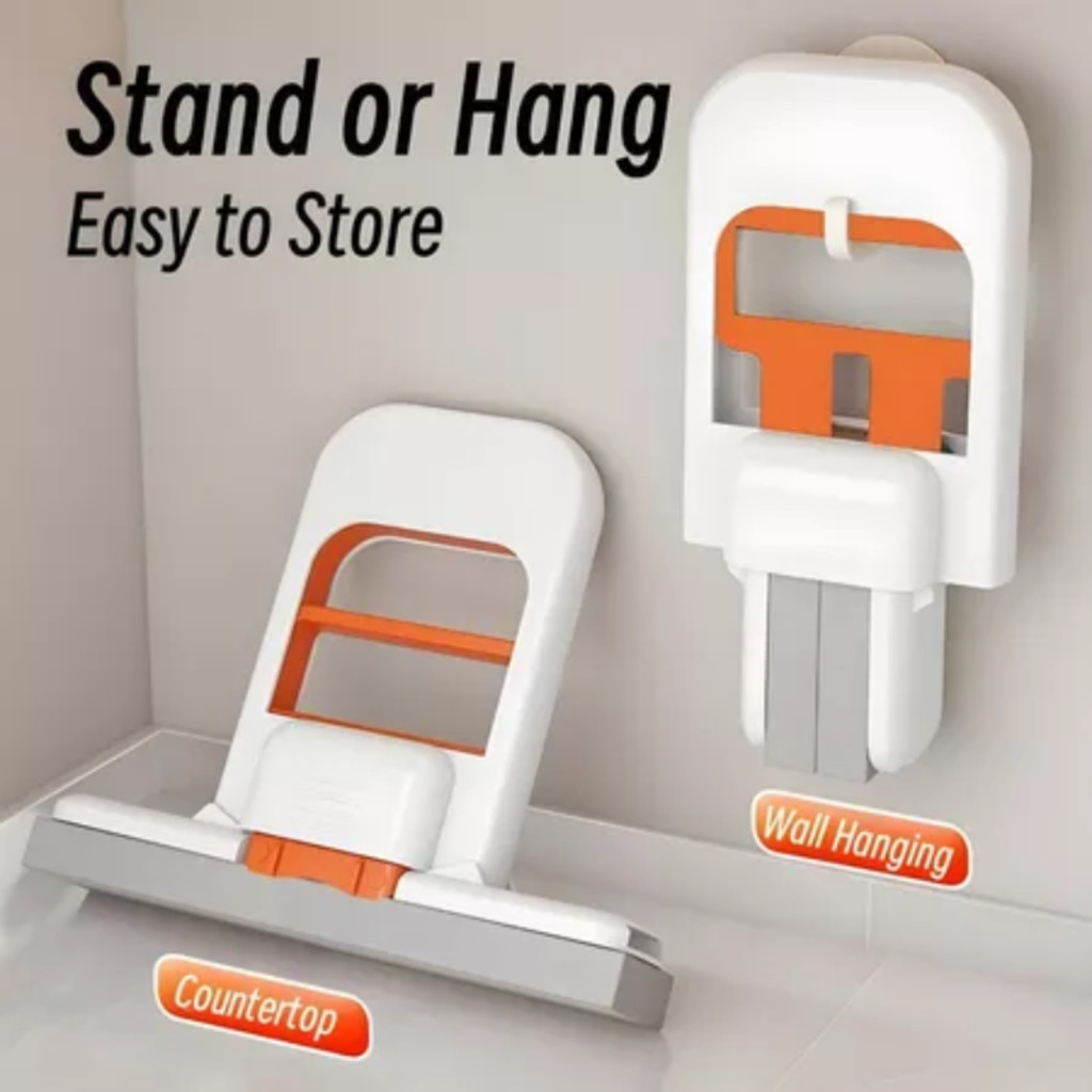 Mini Squeeze Table Mop – Foldable Portable Cleaning Sponge Mop with ...