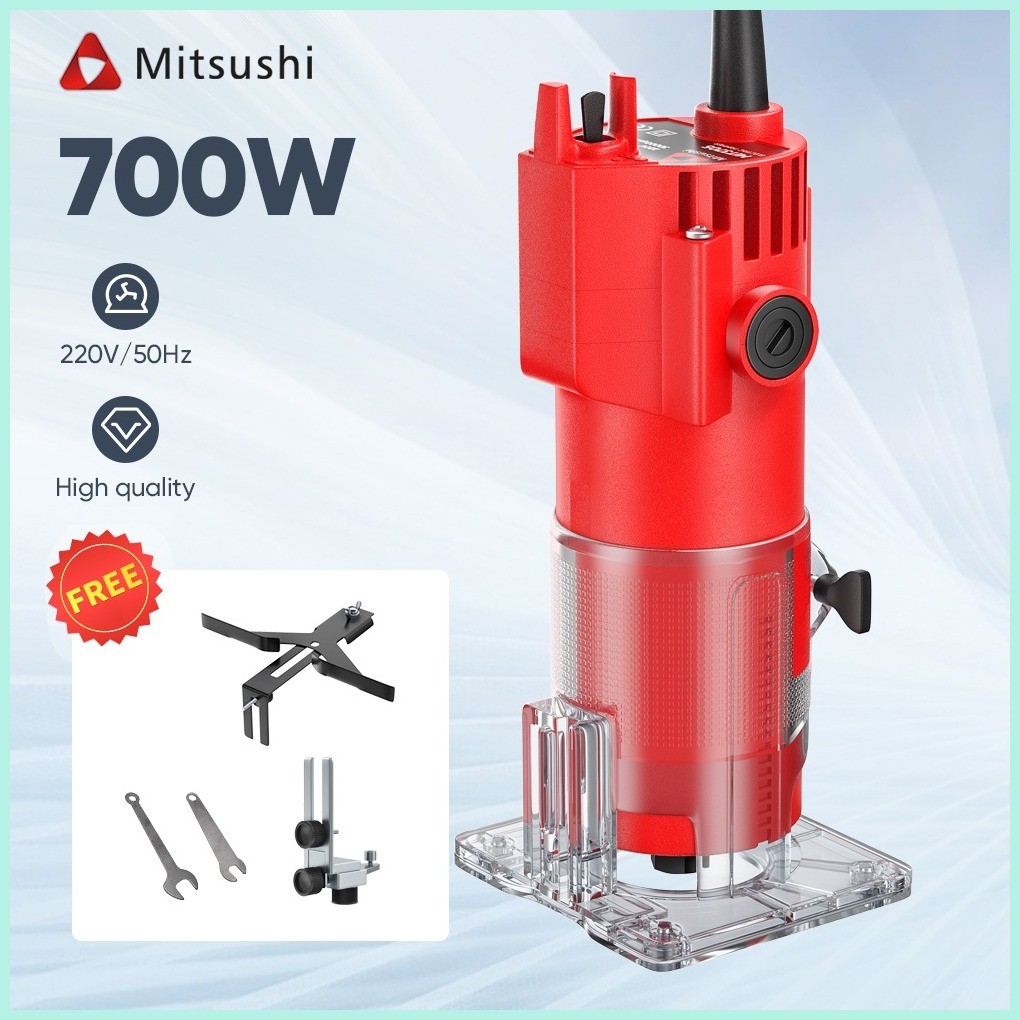 Mitsushi Electric Trimmer Router Power Tools Handheld Palm Wood Router ...