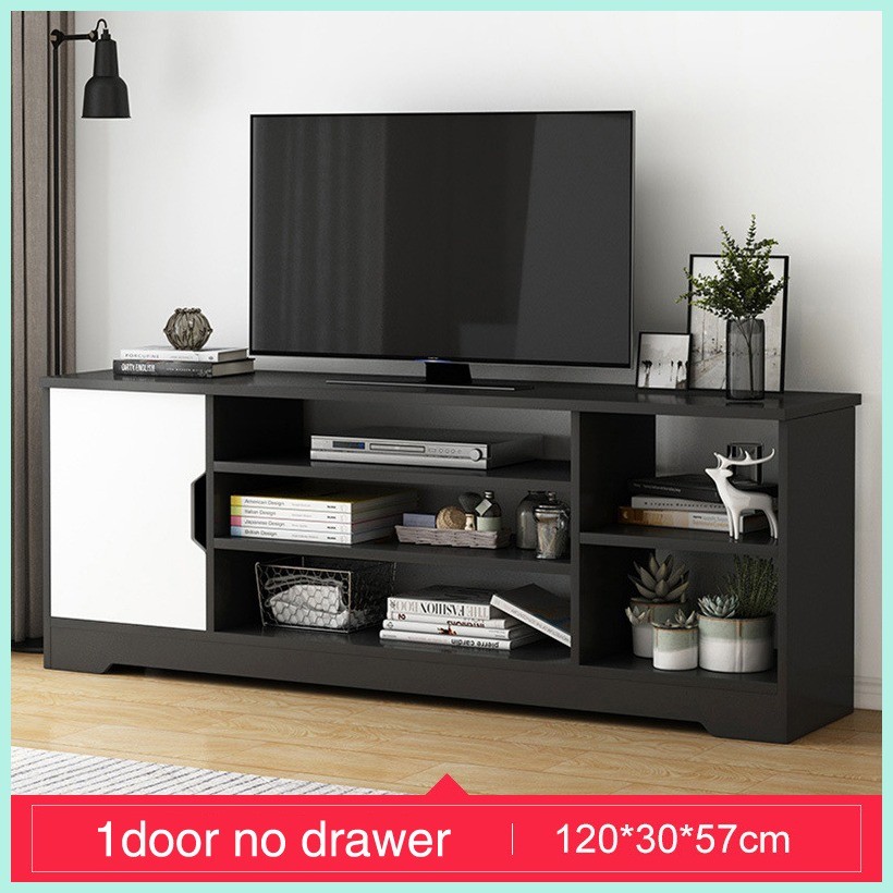 Greenest TV cabinet furniture TV rack stand Wood Console Modern Nordic ...