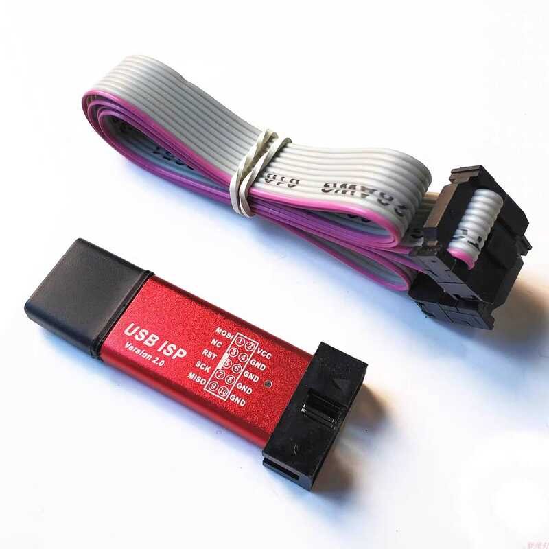 USBasp USB 51 AVR Microcontroller ISP Download Cable with Self-Recovery ...
