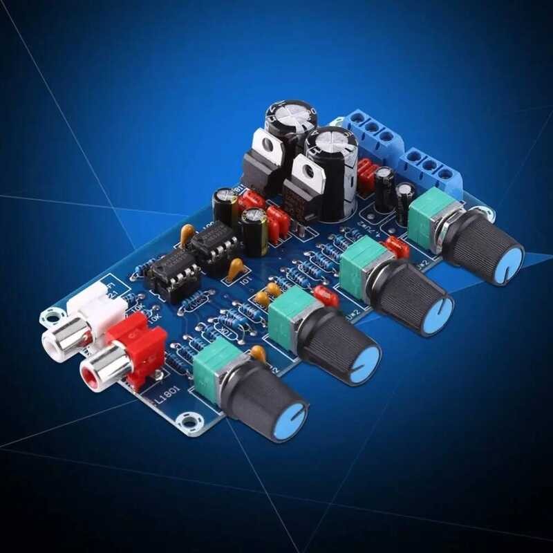 Op-Amp Ne5532 Preamplifier Hifi Dual Channel Tone Control Board Volume ...
