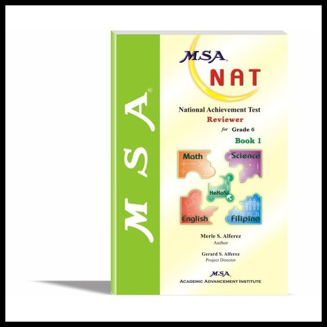 MSA NAT Reviewer for Grade 6 Book 1 (Authentic / Brand New) | Shopee ...