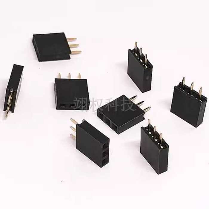 A2541HWV-3P CJT Yangtze River Dupont 2.54 Female Header Gold-Plated 3P ...