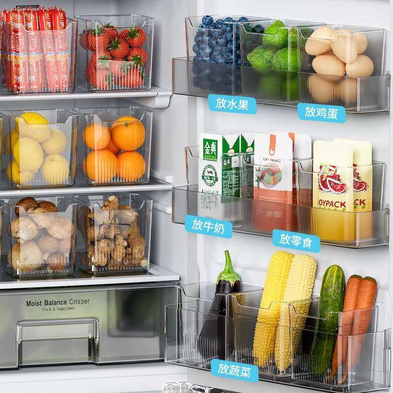 Refrigerator Eco-friendly Side Storage Door Box Organizer Fresh-keeping ...
