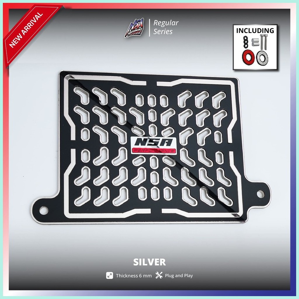 NSA COVER RADIATOR BLACK SERIES VARIO PCX NMAX AEROX ADV LEXI STYLO ...