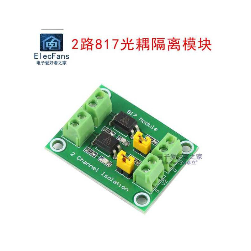2-Way Isolation Board PC817 Voltage Control Adapter Driver Module Two ...