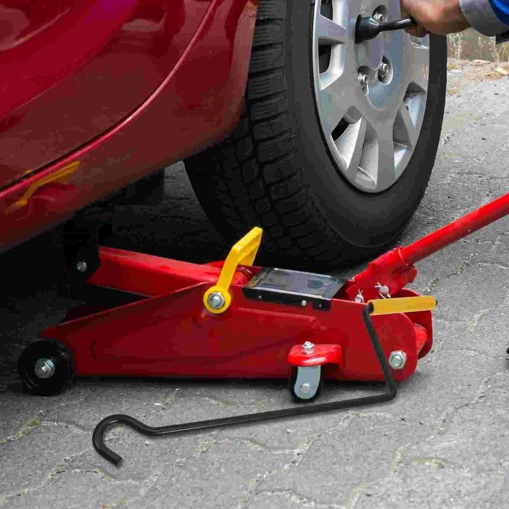 thumbnail image 2 of Aazon.co: Portable Tire Jack Tool With Roller Plate, CGENWDCH Heavy 2 of 9
