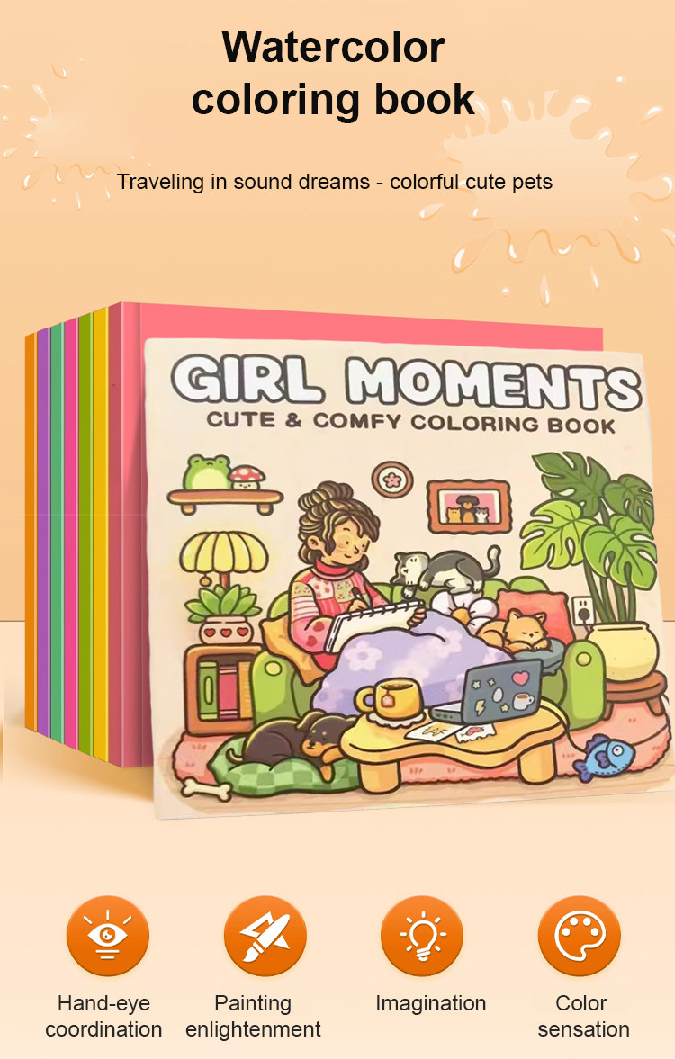 Intellectual coloring book coloring book Comfortable space coloring ...