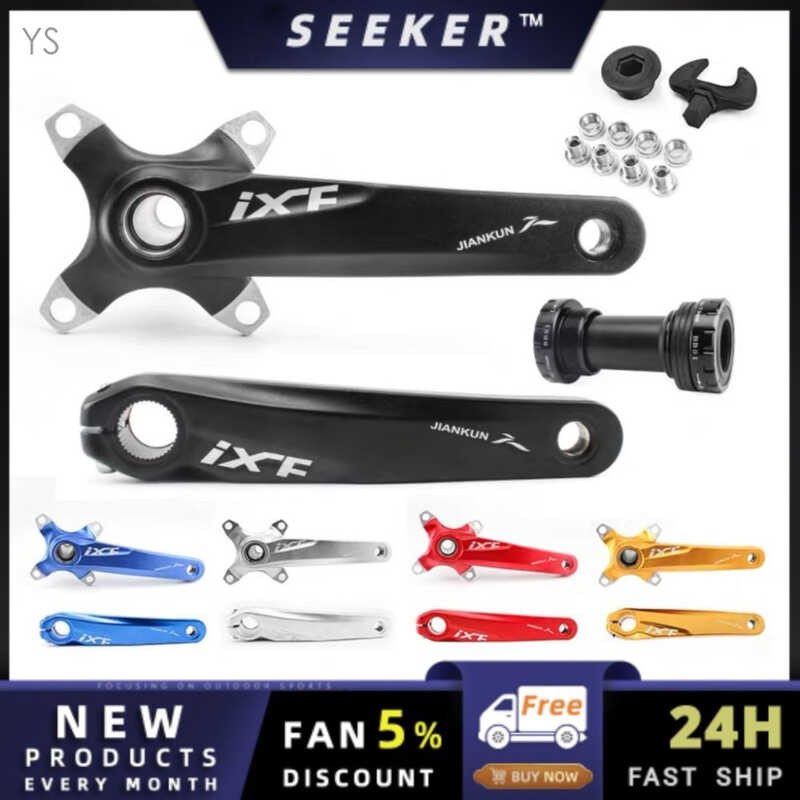 IXF Bicycle Crank SEEKER 104 BCD CNC Untralight Arm Mtb/Road Cranet ...