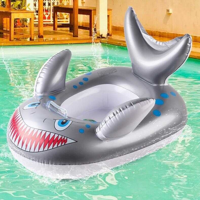 Cartoon Inflatable Swimming Ring Life Buoy Underarm Armpit Floaters ...