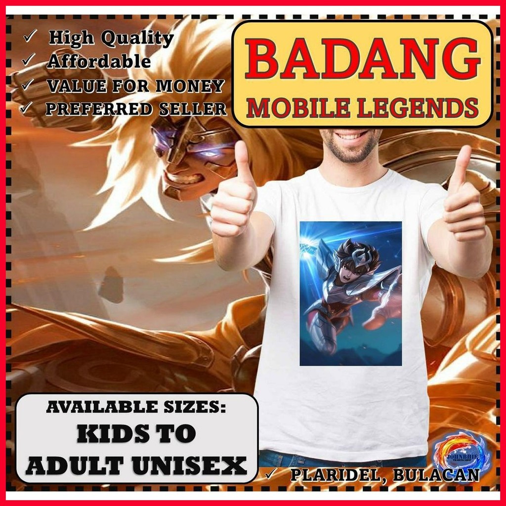 § MOBILE LEGEND BADANG | ML Fighter ML Shirt Badang Shirt Kids to ...