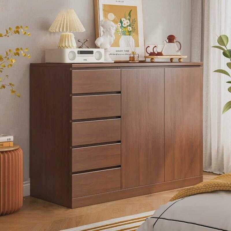 All Solid Wood Chest of Drawers for Home Bedroom Modern Simple Drawer ...