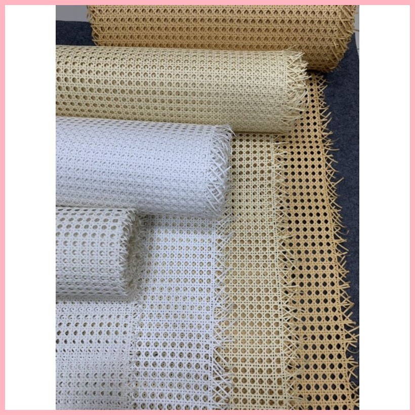 60 wide plastic imitation rattan lattice net, yellow and white (ribbed ...