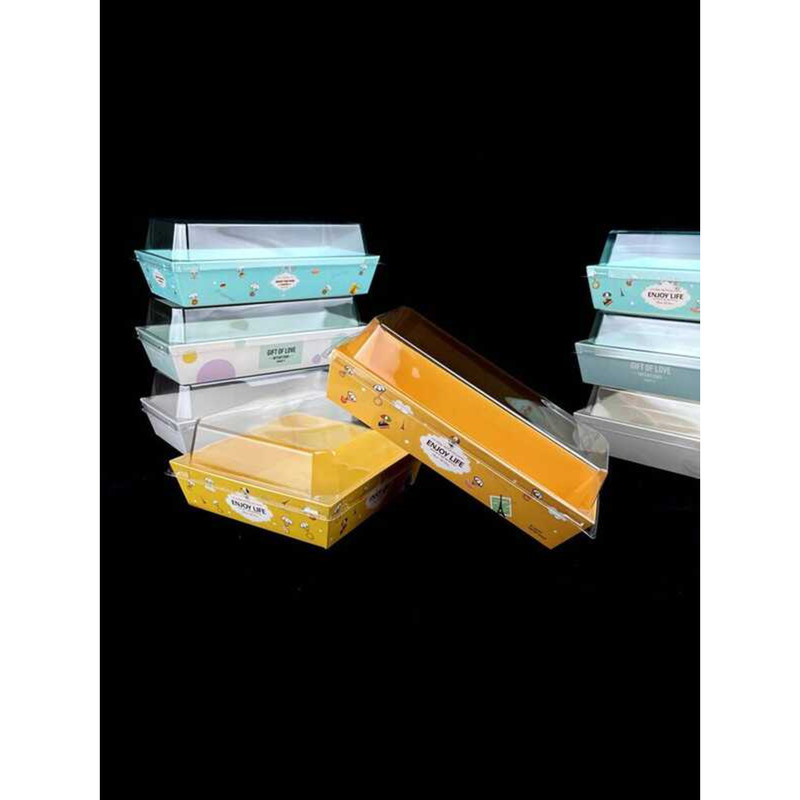 Cake Packaging Box Rectangular Sandwich Box Square Disposable Cake Meat ...