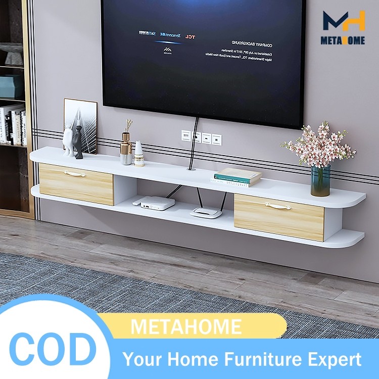 TV rack wall-mounted TV cabinet combination wall-mounted TV cabinet set ...