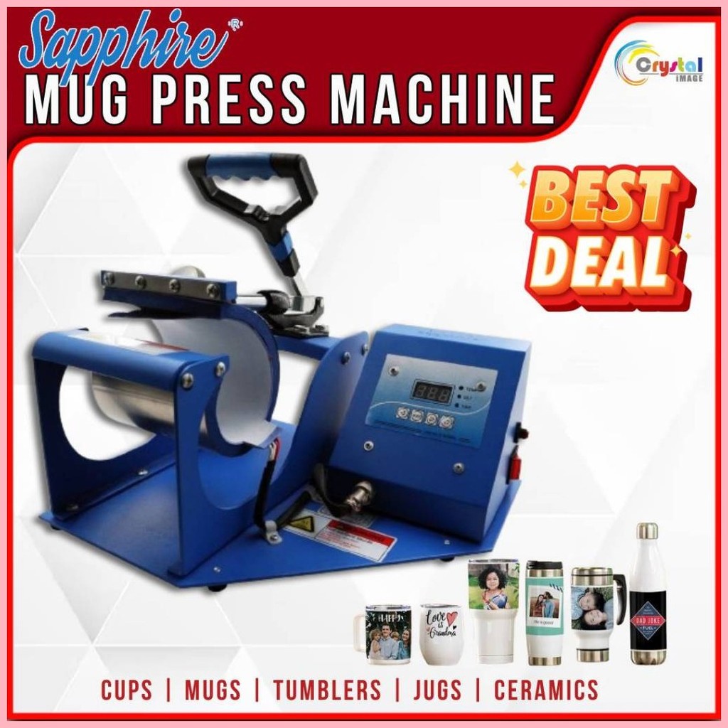 Sapphire Mug Press Machine Heavy Duty Mug Press Sublimation Transfer ...