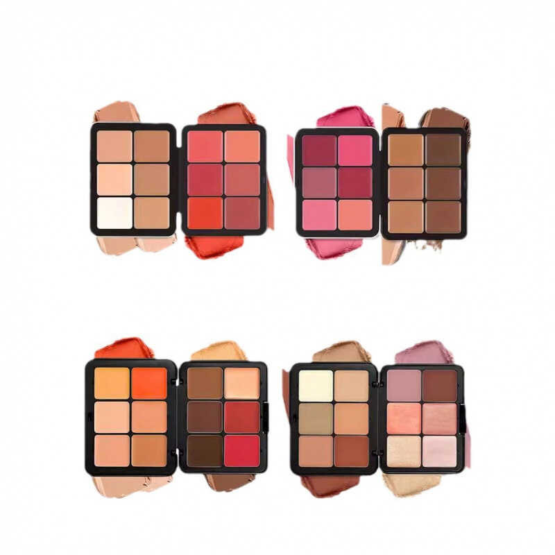 Matte Highlight Multi Color Rouge Cream Palette Concealer Palette Carla 