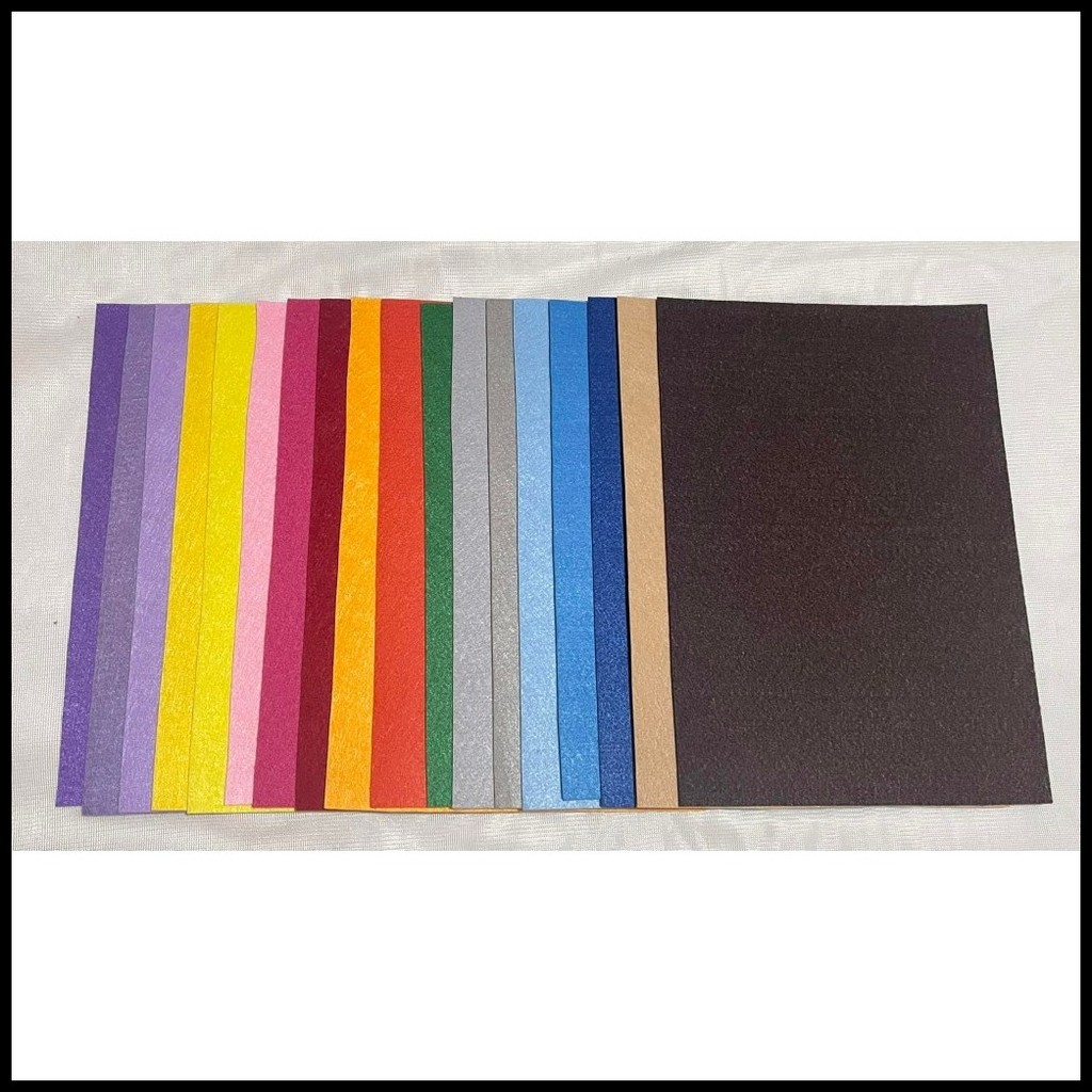 Hard Felt Fabric Bundle Set A4 Size 240gsm | Shopee Philippines