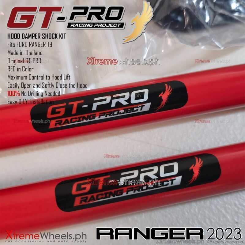Ford Ranger / Everest / Raptor 2023 To 2026 Gt-Pro Red Hood Damper ...