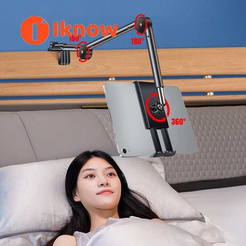 Tt I Know 360 Adjustable Stand Holder Moble Phones Lazy Long Arm Bed ...