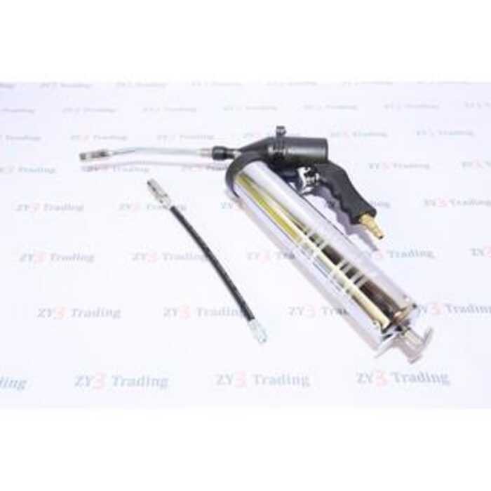 Heavy Duty Lever Grease Guns, 24 oz, 10,000 psi, 1/8 in, Rigid