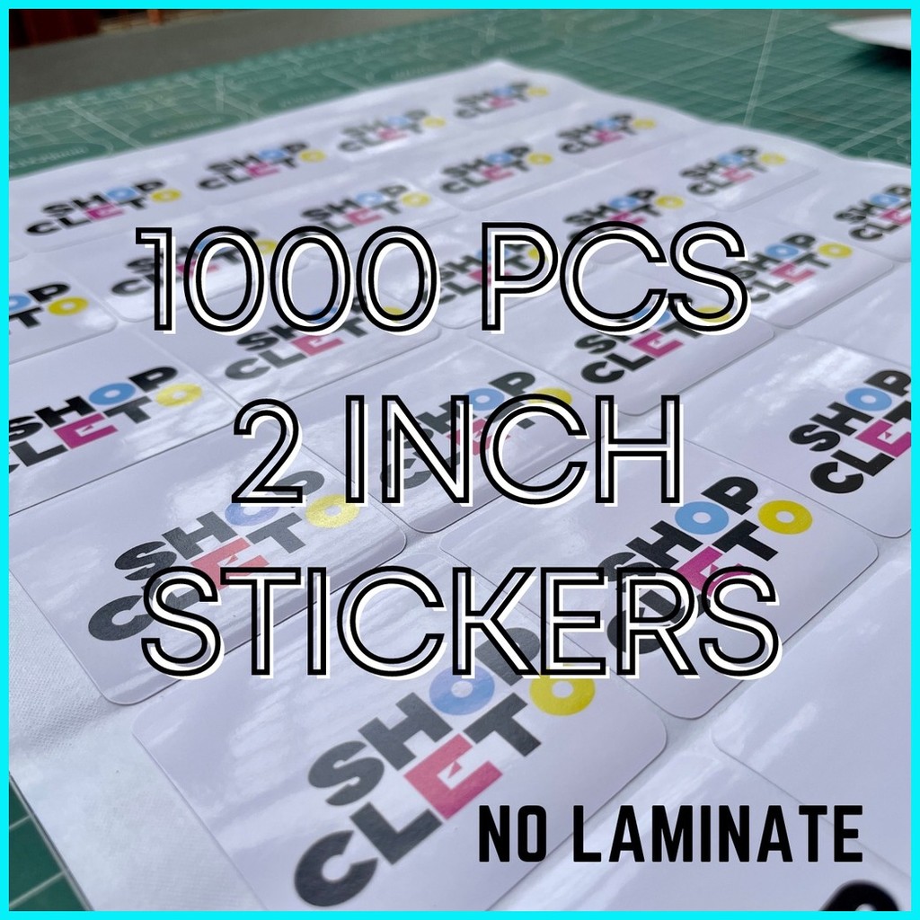 PROMO SHOPCLETO PISO LABEL STICKERS (MACHINE-CUT) | Shopee Philippines