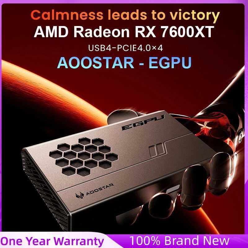 Tt AOOSTAR Xg76 External GPU Docking With AMD Radeon 7600 XT Oculink ...